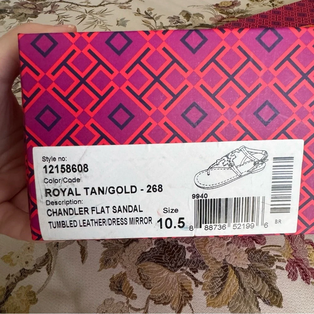 Tory Burch Chandler Flat Sandal - SIZE 10.5